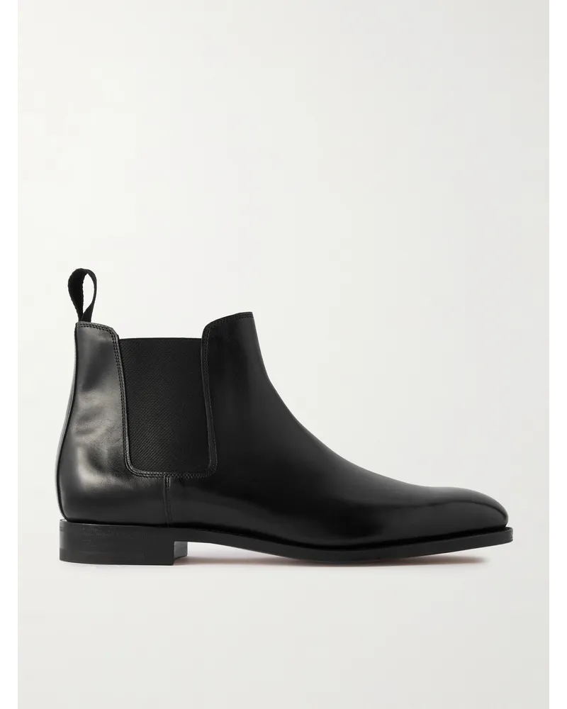 John Lobb Lawry Chelsea Boots aus Leder Schwarz