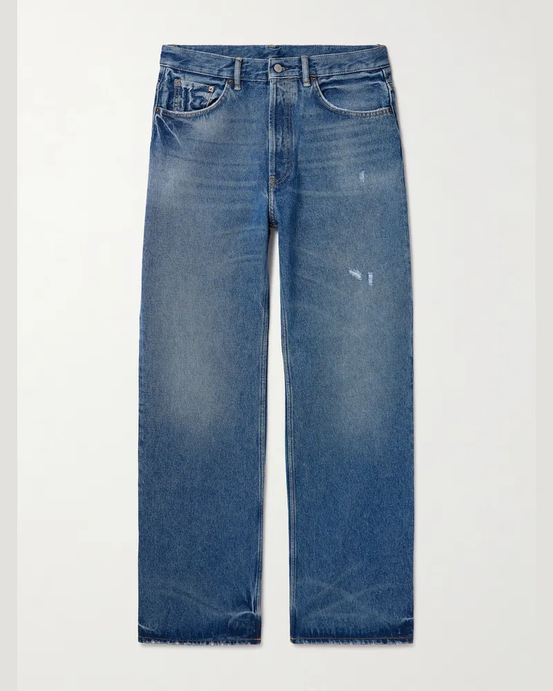 Acne Studios 2021M Straight-Leg Jeans Blue