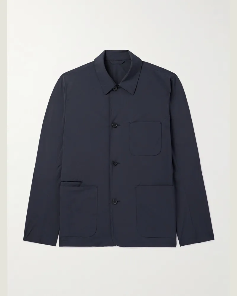 Paul Smith Jacke aus recyceltem Shell Blau