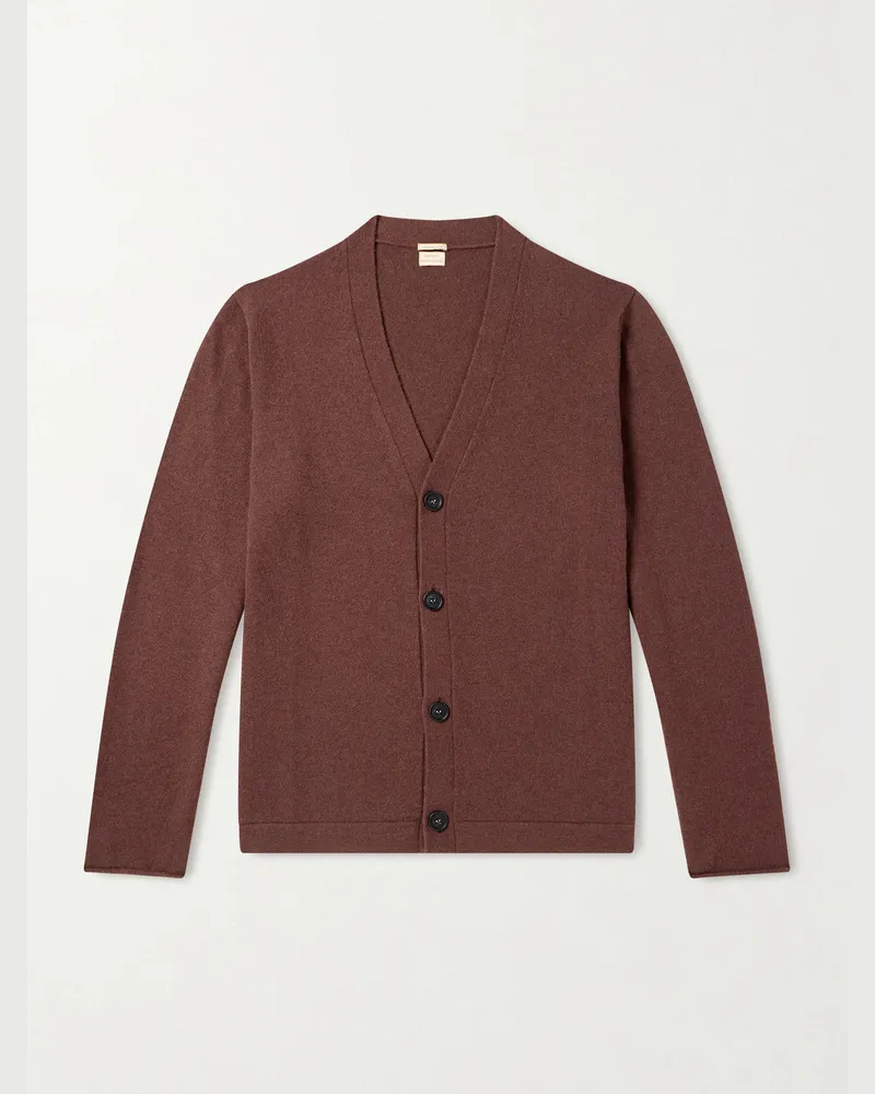 Massimo Alba Freddie Cashmere Cardigan Brown