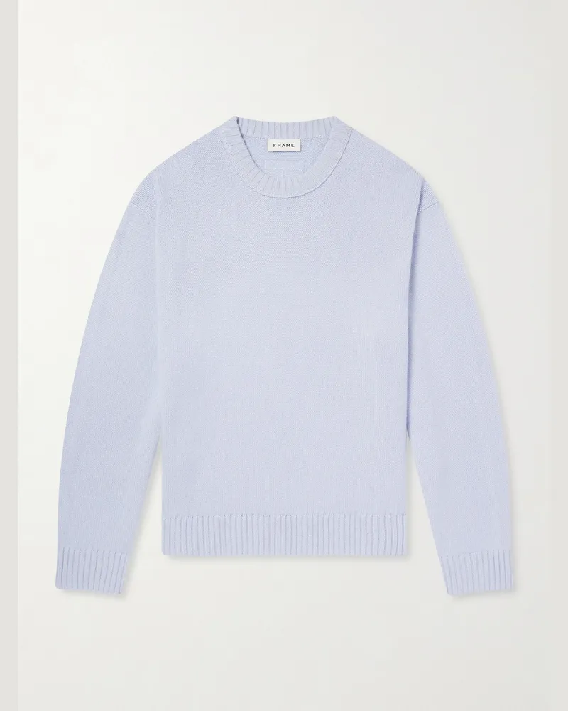 Frame Denim Cashmere Sweater Blue