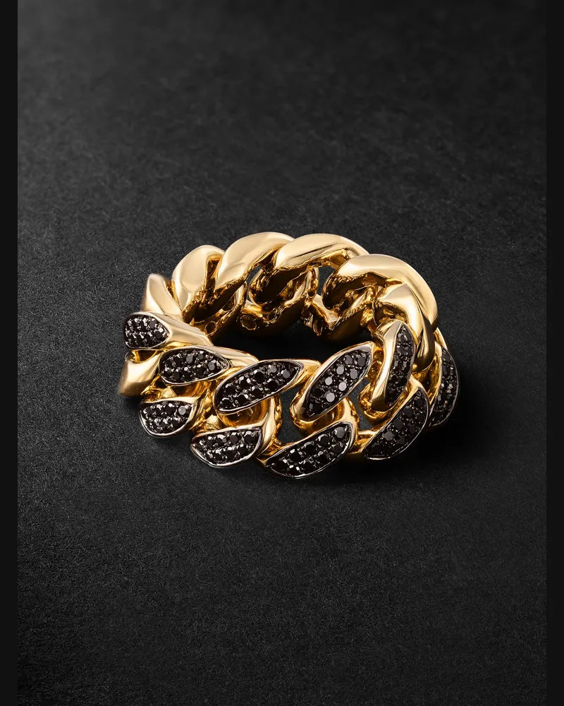 SHAY Ring aus 18 Karat Gold mit Diamanten Gold