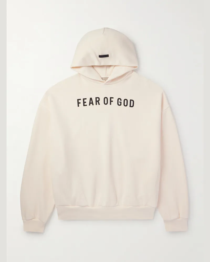 Fear of God Hoodie aus Baumwoll-Jersey mit Print Neutral