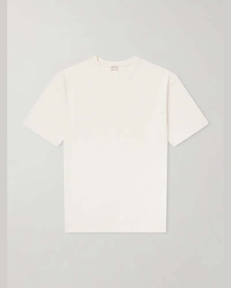 Massimo Alba Nevis Cotton-Jersey T-Shirt Neutrals