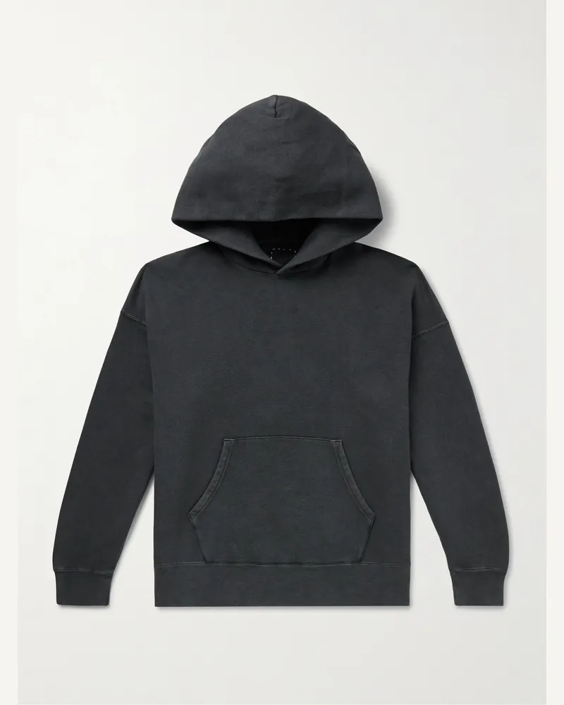 Visvim Jumbo Hoodie aus Jersey aus einer Baumwollmischung in Stückfärbung Schwarz