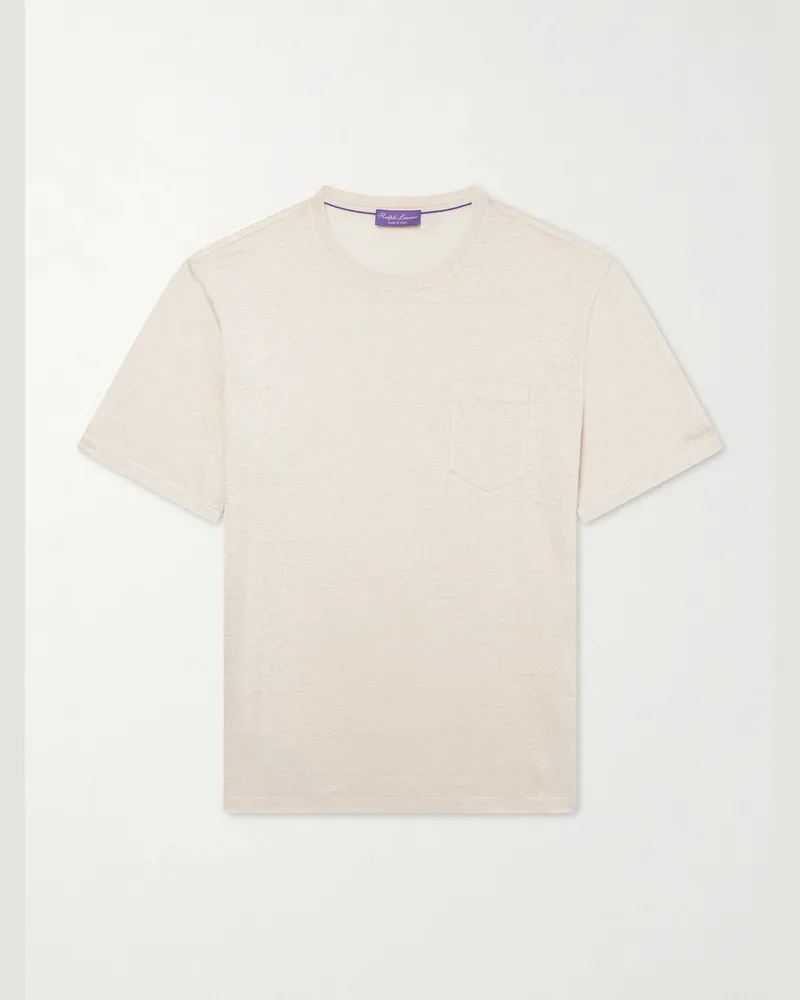 Ralph Lauren Linen-Jersey T-Shirt Neutrals