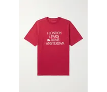 Icons T-Shirt aus Baumwoll-Jersey mit Print