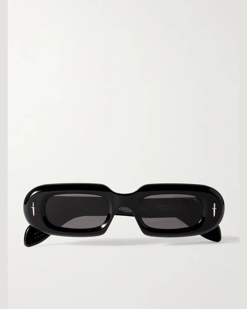 Cutler and Gross The Great Frog Sonnenbrille mit ovalem Rahmen aus Azetat Schwarz