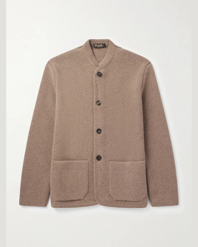 Loro Piana Jacke aus Kaschmir Neutral