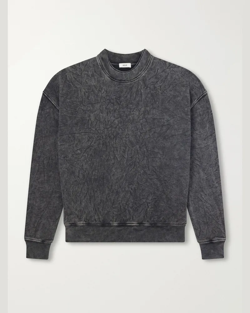 AGOLDE Lambert Cotton-Jersey Sweatshirt Gray