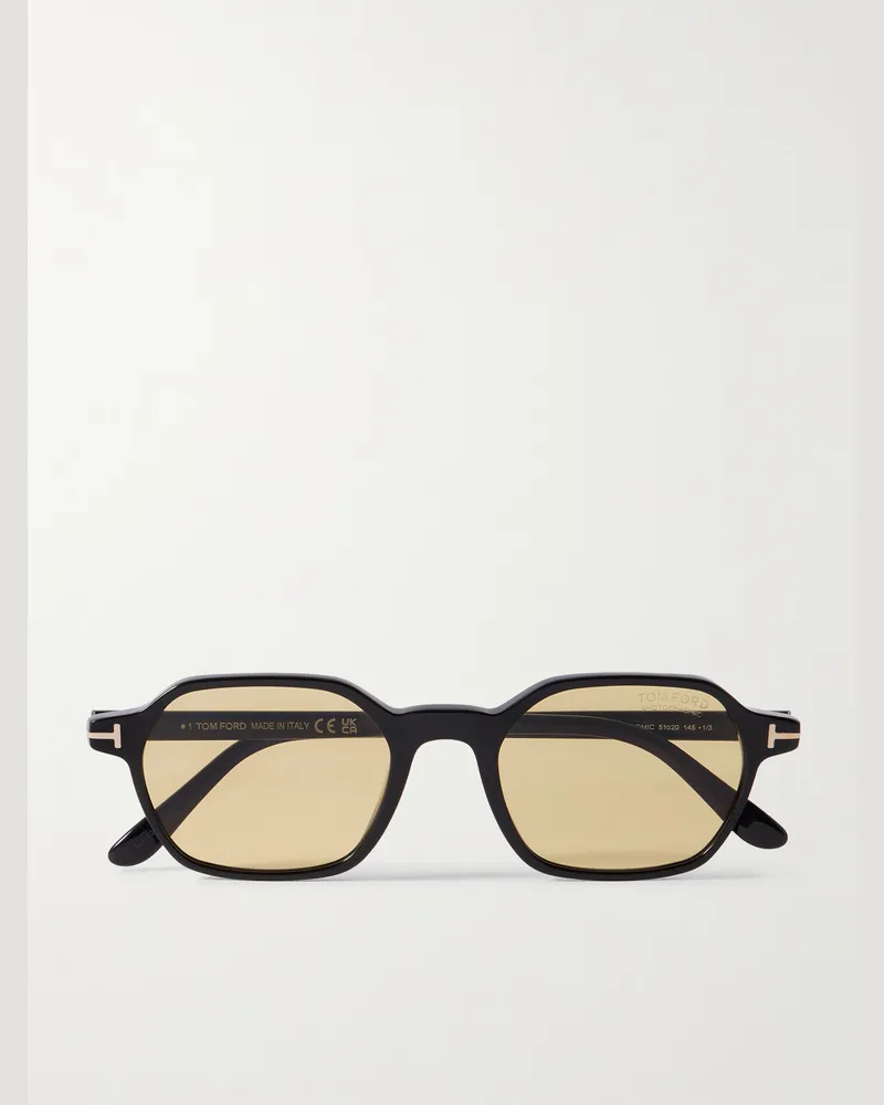 Tom Ford Joey Sonnenbrille mit D-Rahmen aus Azetat Schwarz