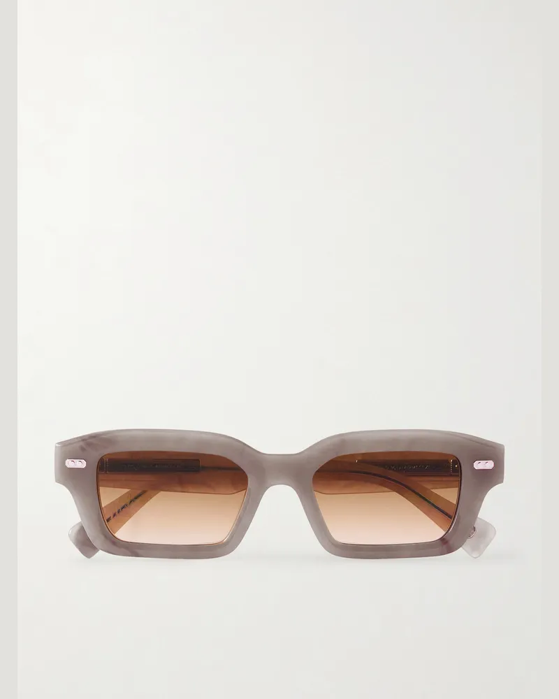 Brunello Cucinelli Marla Square-Frame Acetate Sunglasses Neutrals