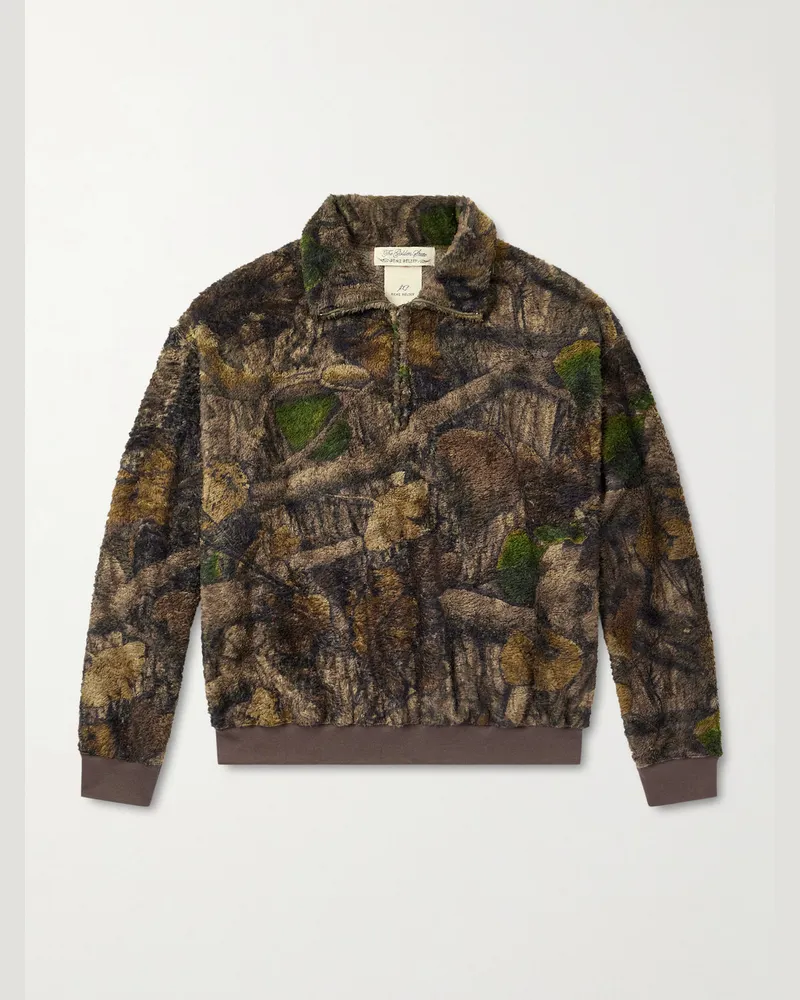 Remi Relief Fleece Half-Zip Sweater Green