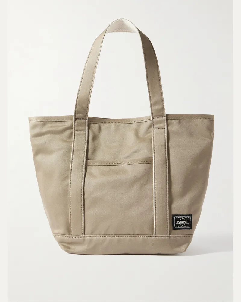 PORTER-YOSHIDA & CO Weapon Cotton-Twill Tote Bag Neutrals