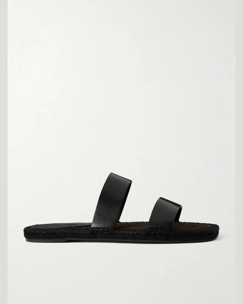 Castañer Kenny Leather Sandals Black