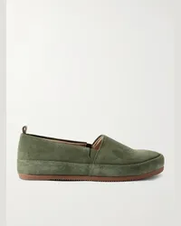 MULO Loafers aus Veloursleder Grün