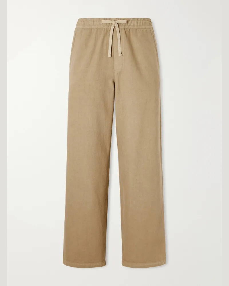 A.P.C. Straight-Leg Cotton-Twill Trouser Neutrals