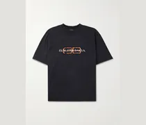 Oversized Logo-Print Cotton-Jersey T-Shirt