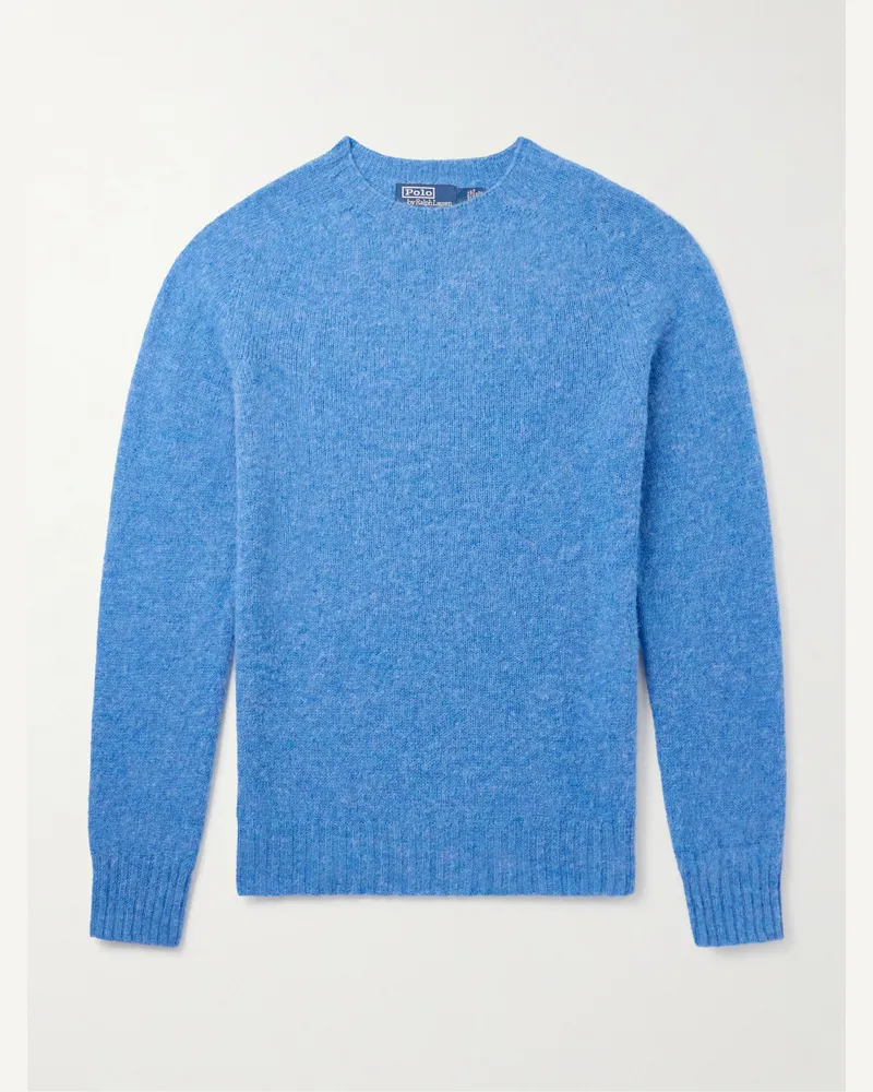 Ralph Lauren Pullover aus Wolle Blau