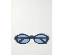 Oyster Eye Sonnenbrille aus Azetat mit rundem Rahmen