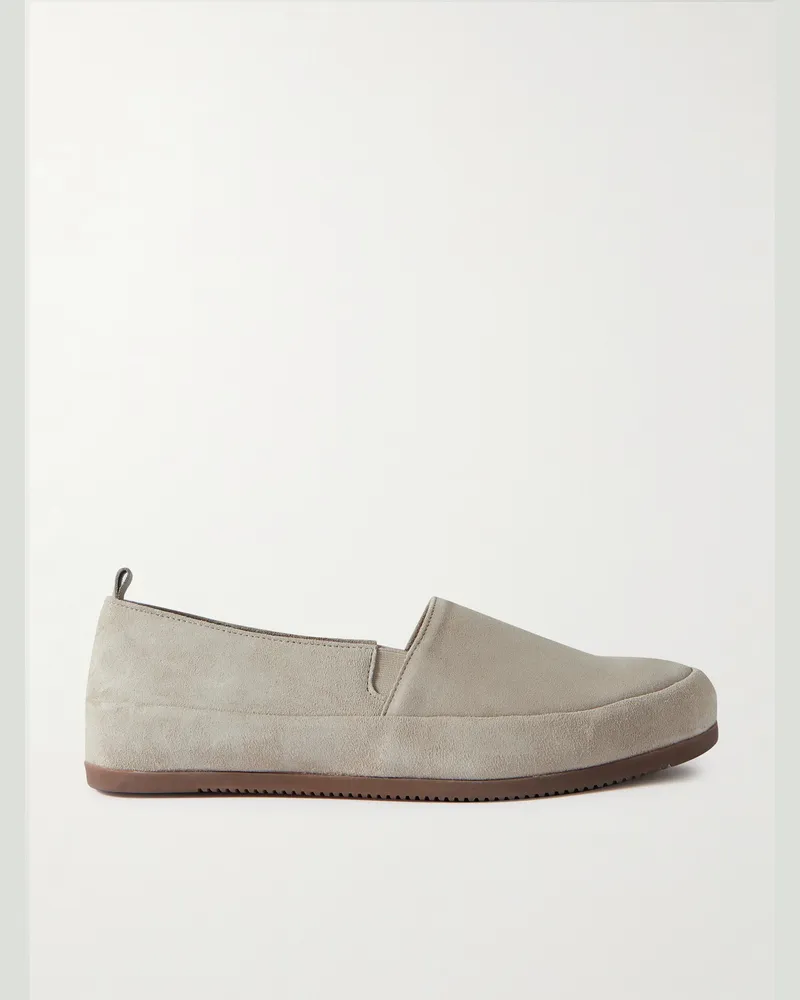 MULO Loafers aus Veloursleder Neutral