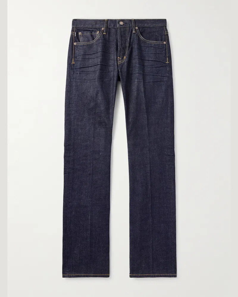 Tom Ford Schmal geschnittene Jeans Blau