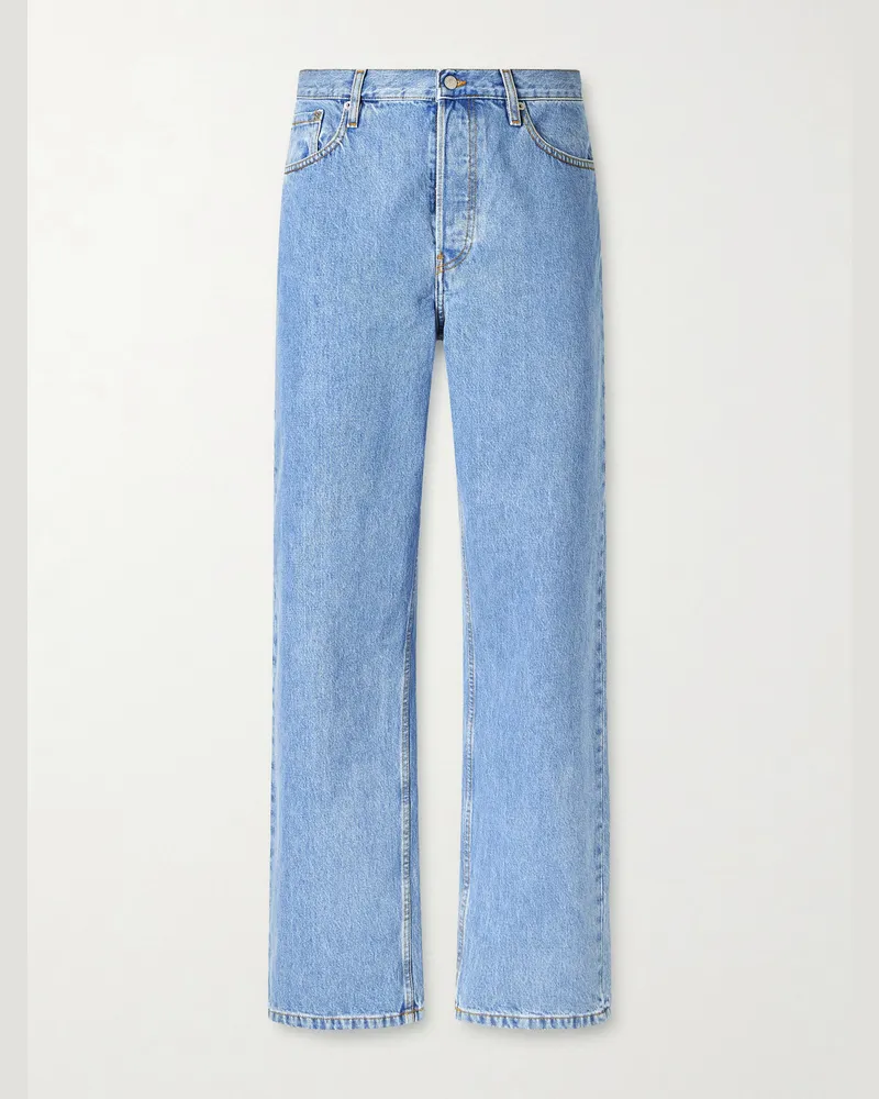 Dries van Noten Straight-Leg Jeans Blue
