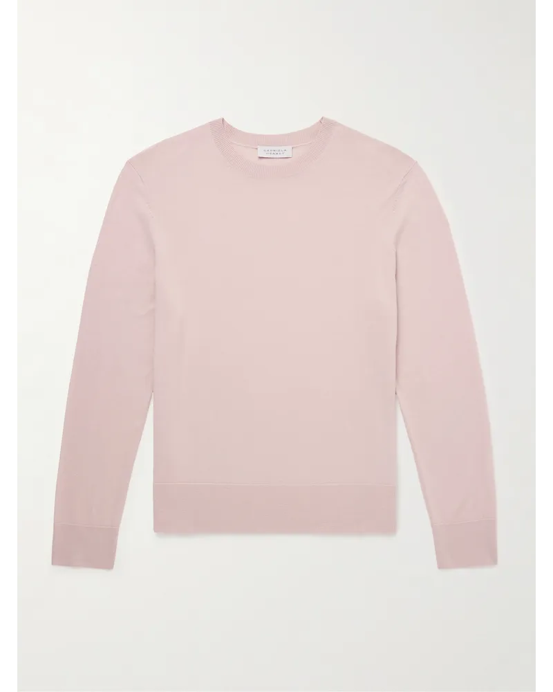 Gabriela Hearst Palco Pullover aus Merinowolle Pink