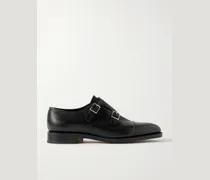 William Leather Monk-Strap Shoes