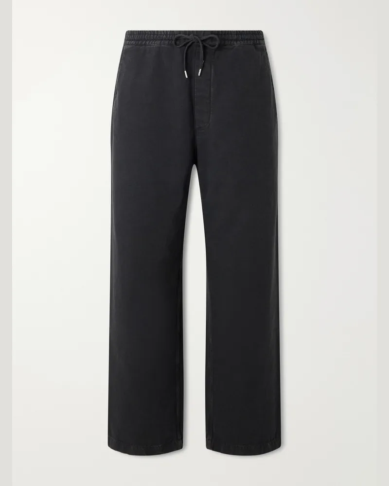 A Kind Of Guise Samurai Straight-Leg Cotton-Jersey Trousers Gray