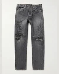 KAPITAL Monkey CISCO Jeans in Distressed-Optik Grau