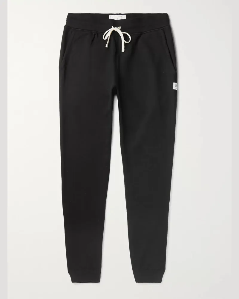 Reigning Champ Jogginghose aus Baumwoll-Jersey mit schmaler Passform Schwarz