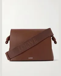 Loewe Flamenco Umhängetasche aus Leder Braun