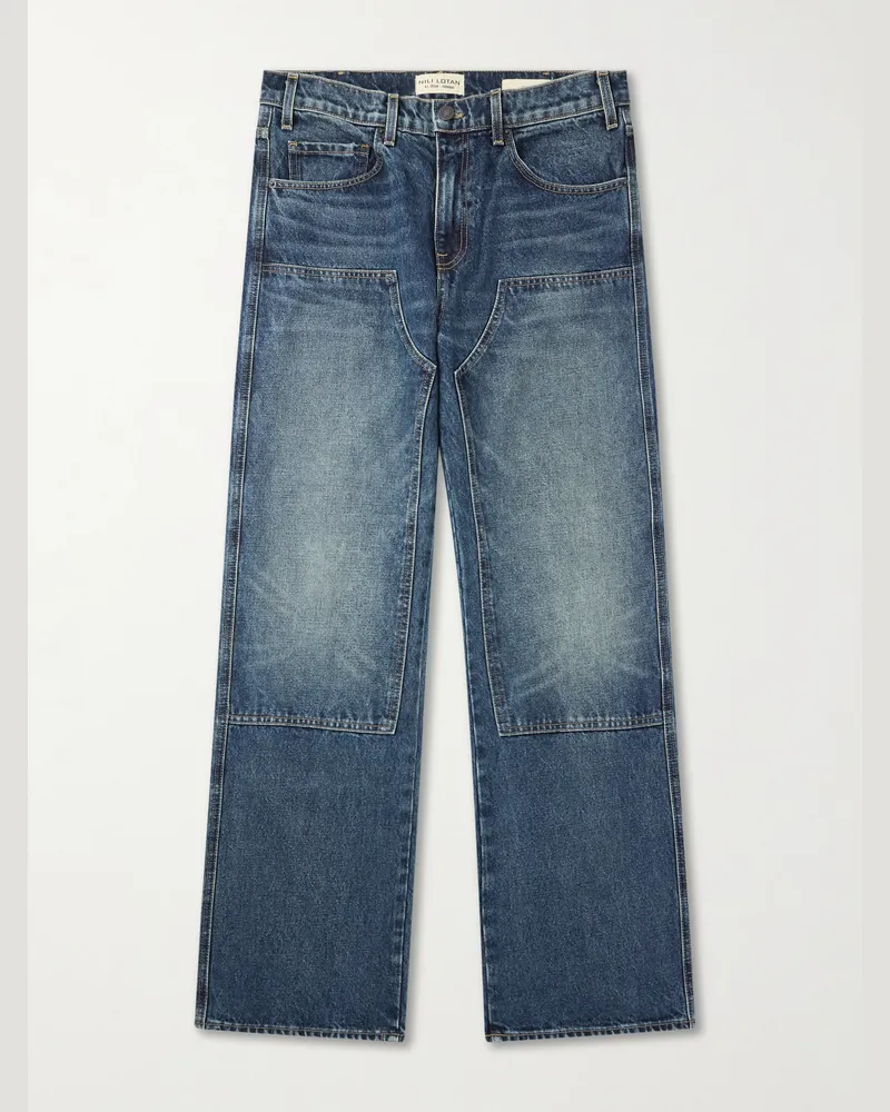 Nili Lotan Simon gerade geschnittene Jeans Blau