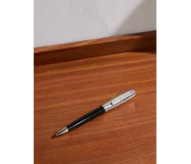 Brescia Kugelschreiber aus Harz mit silberfarbenen Details
