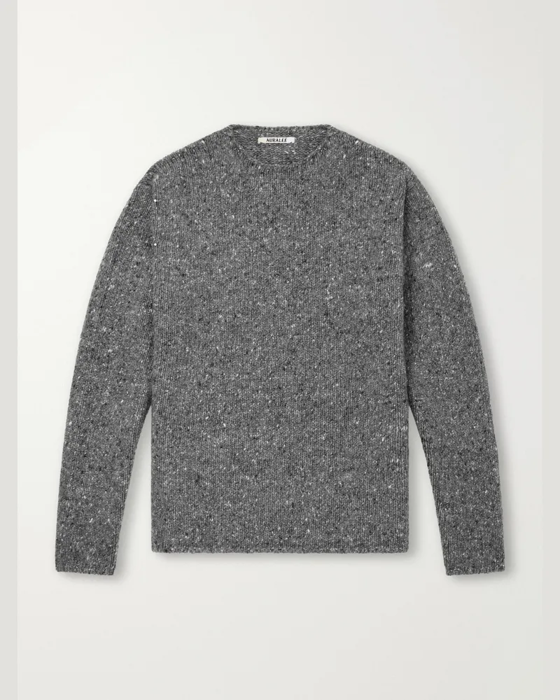 AURALEE Wool Sweater Gray
