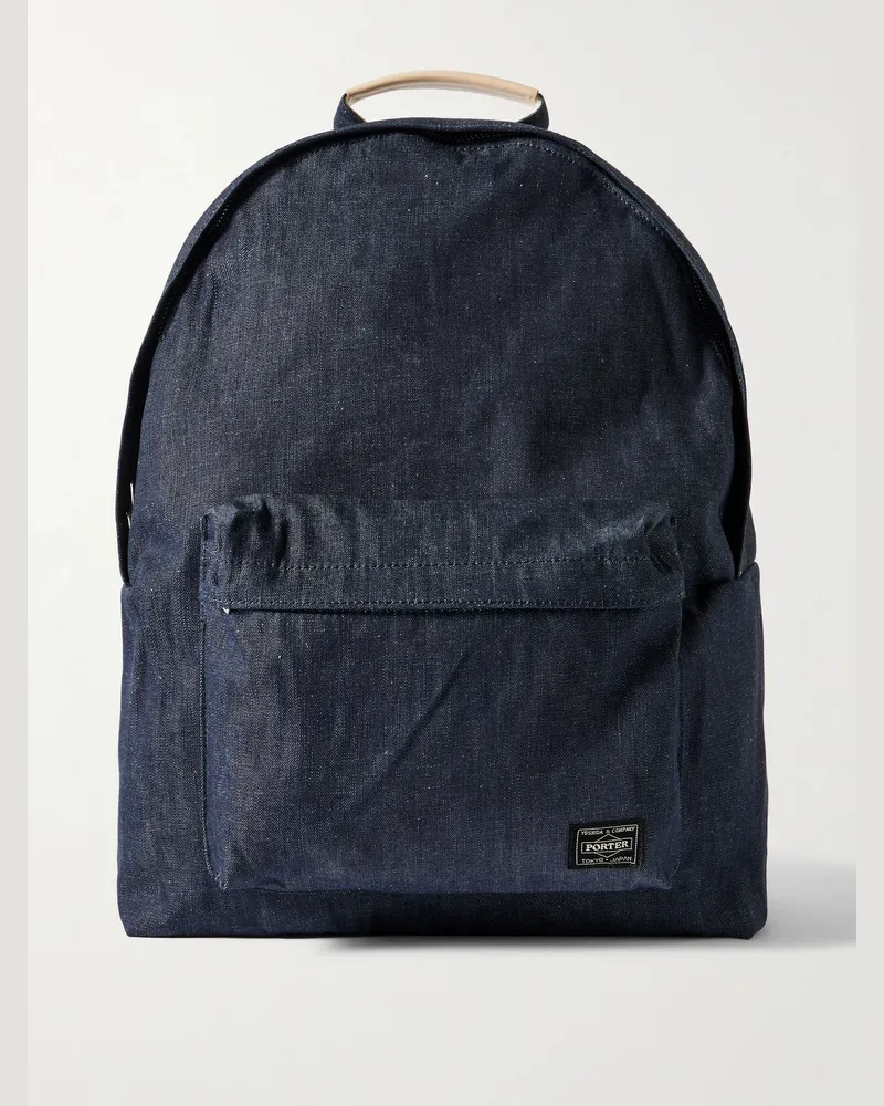 PORTER-YOSHIDA & CO Daypack Denim Backpack Blue