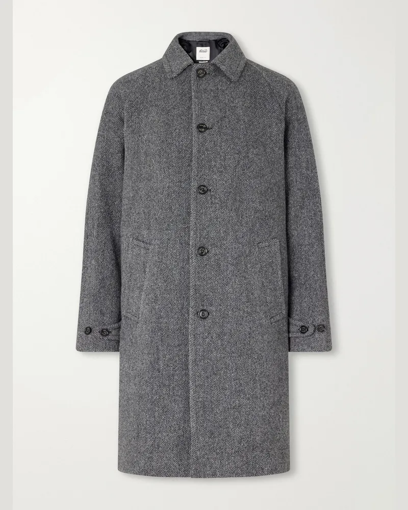 Valstar Vittorio Virgin Wool Twill Coat Gray