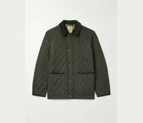 Wattierte Steppjacke aus Shell mit Cordbesatz