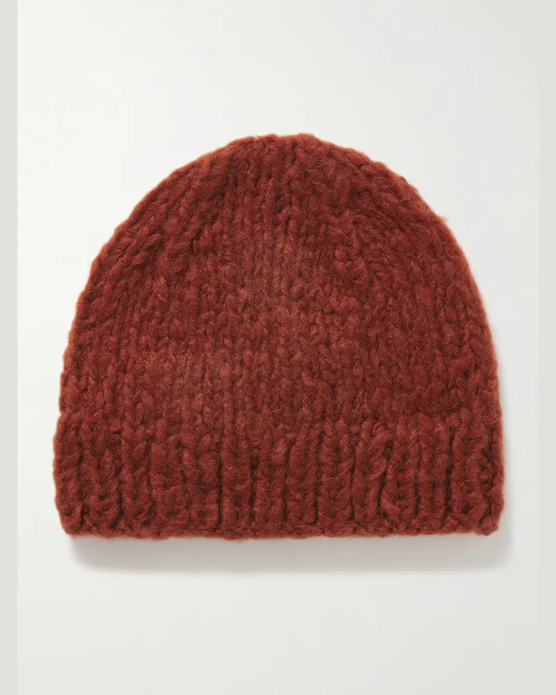 Gabriela Hearst Pacino Beanie aus Kaschmir Rot