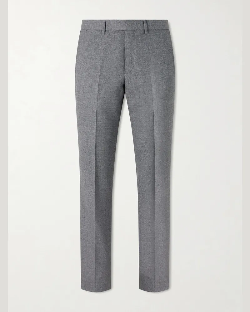 MR P. Slim-Fit Wool-Hopsack Suit Trousers Gray