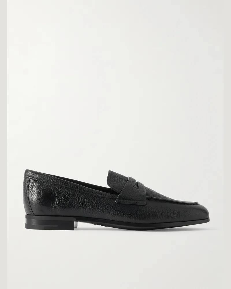 Church's Milton Loafers aus vollnarbigem Wildleder Schwarz