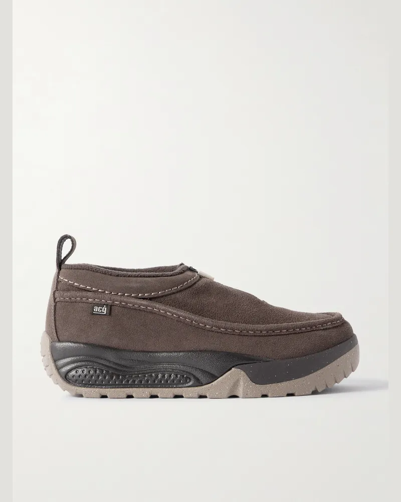 Nike ACG Izy Sneakers aus Veloursleder Braun