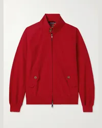 Baracuta G9 Harrington-Jacke aus einer Baumwollmischung Rot