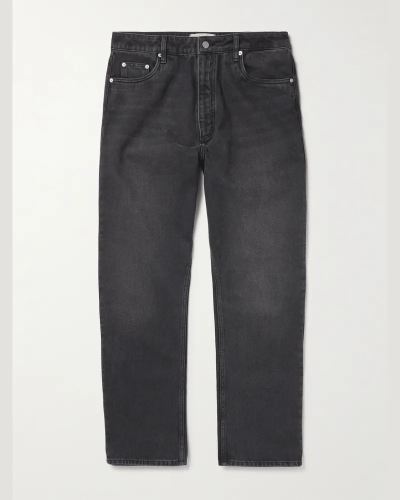 Studio Nicholson Riso gerade geschnittene Jeans Schwarz