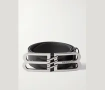 4cm Logo-Embellished Leather Belt