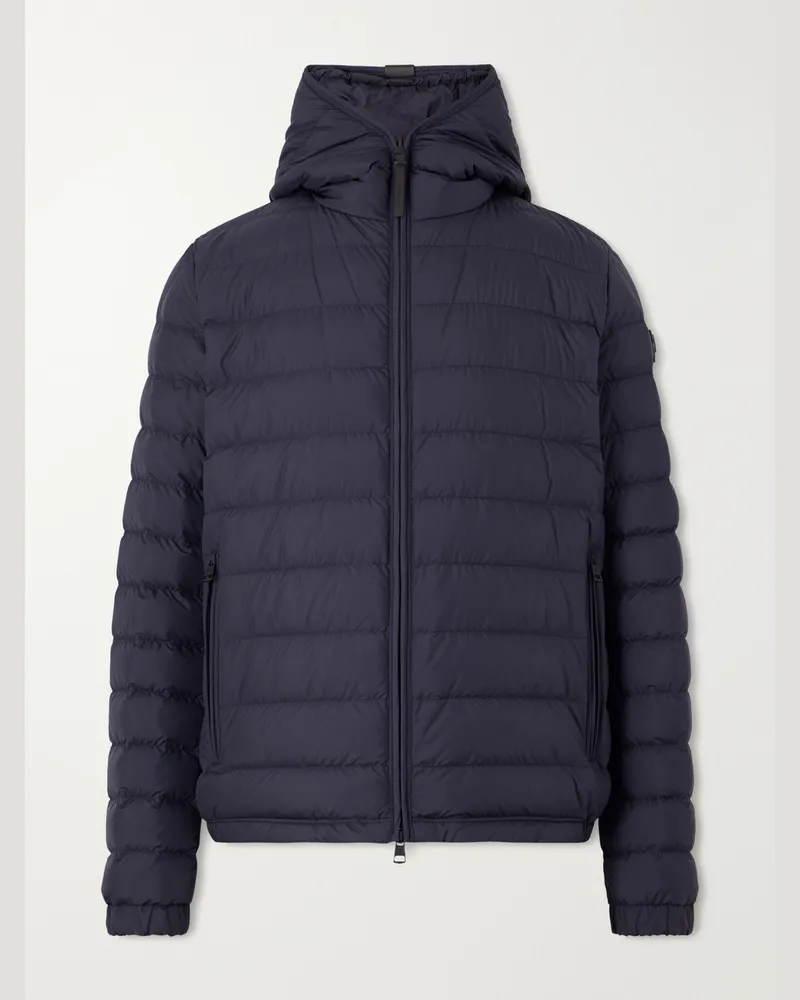Moncler Solienn Quilted Airsoft Shell Down Jacket Blue