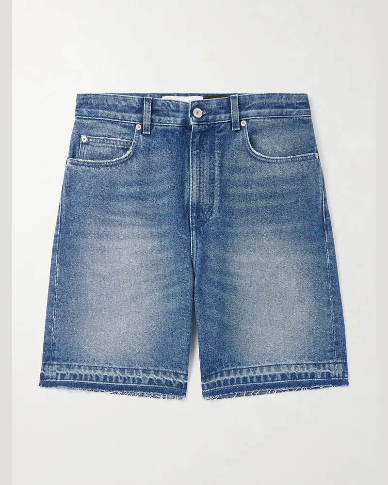 Loewe Paula's Ibiza Gerade geschnittene Jeansshorts in Distressed-Optik Neutral