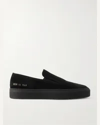 Common Projects Slip-ons aus Veloursleder Schwarz