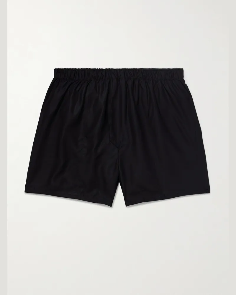 CDLP TENCEL™ Lyocell-Poplin Boxer Shorts Black